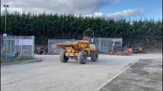 Thwaites 6t swivel skip dumper