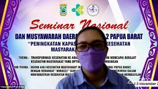 Seminar Nasional Tenaga Kesehatan IAKMI Papua Barat