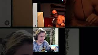 Tate debate with xqc gets heated #andrewtate #shorts #adinross #cobratate #xqc #trainwreckstv