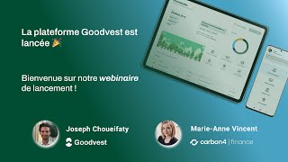 Lancement de Goodvest (avec Carbon4 Finance), première épargne compatible avec l'Accord de Paris