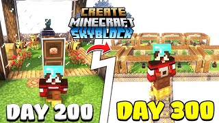 KienRic Tóm Tắt 100 Ngày Xây Dựng Trang Trại Ong Trong Minecraft Skyblock Máy Móc