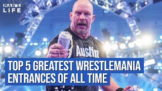 Top 5 Greatest Wrestle Mania Entrances | Man's Life India #shorts