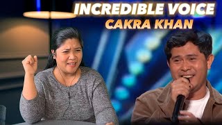 Reacting to Cakra Khan's -  Unique voice and song that captivates the judges | Auditions | AGT 2023