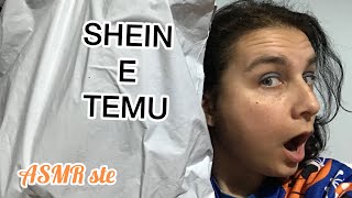 doppio HAUL SHEIN e TEMU super shopping 💸ASMR ITA unboxing whispering show and tell