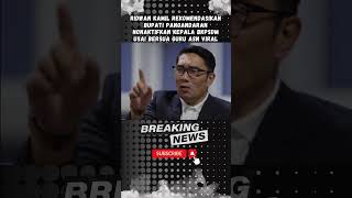 Ridwan Kamil Rekomendasikan Bupati Pangandaran Nonaktifkan Kepala BKPSDM Usai Bersua Guru ASN Viral