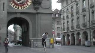 Philipp's Freestyle Unicycling : Sightseeing on unicycle - in Bern