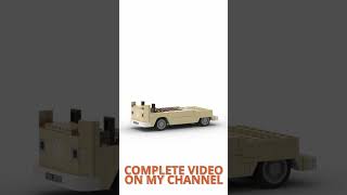 Lego MOC - 1978 VW T2 Pickup The Cleaner - Digital Speed Build #shorts