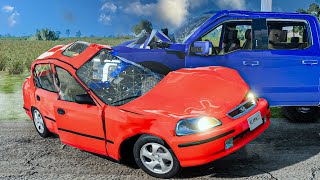 Crashing Cars Compilation 01 - BeamNG.Drive