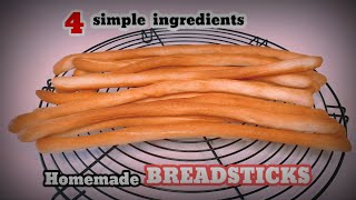 How to make breadsticks | breadstick recipe | 4 simple ingredients