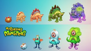 All Monsters Eggs, Dawn of Fire, Composer, Rare and Epic  ~ My Singing Monsters