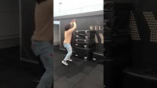 60 inch Box Jump 16 year old Prince DeBoskie Baseball Phenom Future All  American Class of 2022