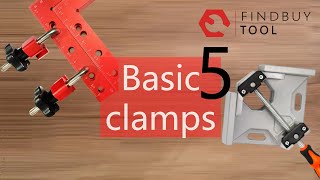 5 Useful WoodWorking Clamps