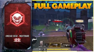 CODM UNDEAD SIEGE-NIGHTMARE FULL GAMEPLAY SEASON 2 | CODM ZOMBIE MODE NIGHTMARE GAMEPLAY