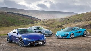 2018 McLaren 570S vs 2018 Porsche 911 Carrera GTS vs 2019 Aston Martin Vantage