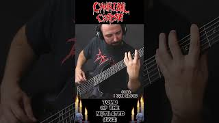 CANNIBAL CORPSE - bass #shorts #metalmusic #deathmetalclassics #metal #shred #insane #bassguitar