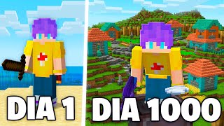 SOBREVIVI 1000 DIAS DOMINANDO O MINECRAFT 1.21