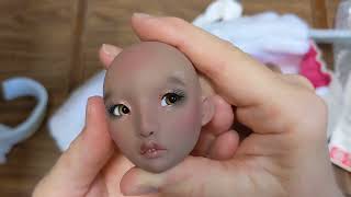 BJD Unboxing - Lillycat Ninon Realistic body in Chocolate skin Ball Jointed Doll box opening #人形 #인형