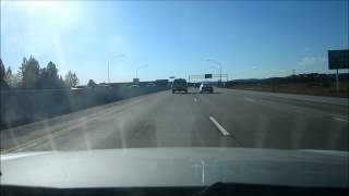 Driving Timelapse - Post Falls, Idaho to Spokane, Washington - 9/4/12