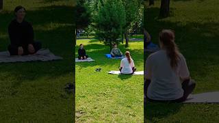 МЕДИТАЦИЯ В ПАРКЕ Г. ОМСКА 🧘‍♀️