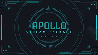 Apollo Twitch Overlay : Futuristic Stream Package