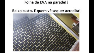 Folha EVA - Decoração de parede.