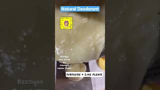 Natural Deodorant No Baking Soda #shorts