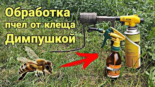 ОБРАБОТКА ПЧЕЛ ОТ КЛЕЩА ВАРРОА ДИМПУШКОЙ !!!