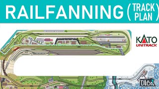 N-Scale West Coast Railfanning Layout Design with Kato Unitrack ~203