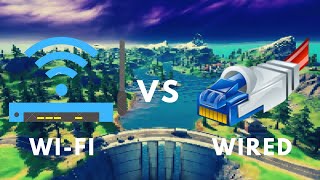 Wireless (Wi-Fi) vs Wired (Ethernet) Connection (Speed Tests AND Fortnite Gameplay Comparison)