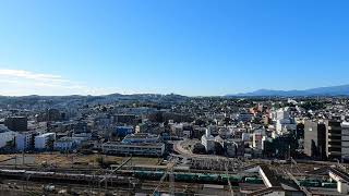 [4K Time-Lapse] The Train View from KEIO PLAZA HOTEL HACHIOJI[#GoPro HERO9 Black]