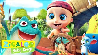 Children's Nursery Rhymes with Five Little Speckled Frogs and Johnny | Zigaloo Baby Songs