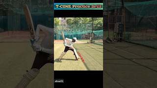 Tcone Practice Drill #cricandfit #cricket #youtubeshorts #tconepractice