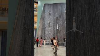 Waterfalls in Dubai Mall 🥰😍🥰@Amna_Parvaiz #2024 #food #travel #shorts #short #dubai