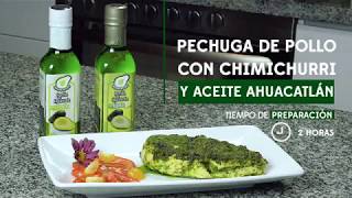 Pechuga de pollo con chimichurri