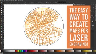 Inkscape Tutorial  -  Easy Map Creation for Laser Engraving!