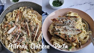 Alfredo Chicken Pasta | Creamy Pasta in Alfredo Sauce