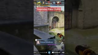 ЛЕГЕНДАРНЫЙ КЛАТЧ 1v4 CS:GO #SHORTS