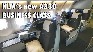 Check out KLM's refitted A330 Business Class to Vancouver