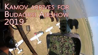 HA-MPB, Kamov Ka-26 - arrival for Budaörsi Airshow 2019