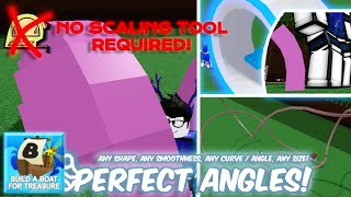 How to make PERFECT angles in Build a Boat! | ROBLOX (Tutorial)