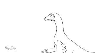 Therizinosaurus animation