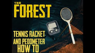 How To Get The Tennis Racket And Pedometer In The Forest