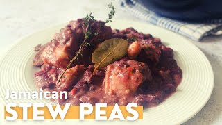 Jamaican stew peas with pigtail | How to make Jamaican stew peas | Stew peas recipe