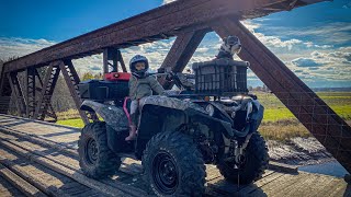 My Kids First ATV Ride ! Spoiler Alert She Falls Asleep....Campfire Lunch W/ My Dog.