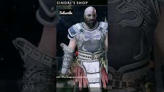 Krato's recalls his leviathan axe at Sindri's Shop during upgrade Ragnarok #hrithik007 #godofwar