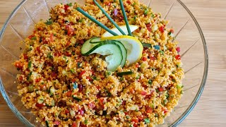 Мировой класс 5 звезд, такого вкусного салата из кускуса вы точно еще не ели, рецепт