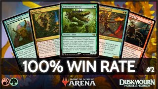 🔴🟢 Gruul Delirium Midrange, 100% Win Rate, part 2 | MTG Arena | Explorer | BO3 | Duskmourn