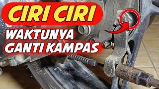 Ciri ciri dan tanda kampas rem tromol sudah habis