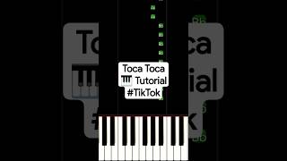 Toca Toca (Piano Tutorial) #TikTok #easypianotutorial