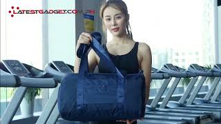 Waterproof Yoga Duffle Bag With Luggage Attachment   Made with Clipchamp